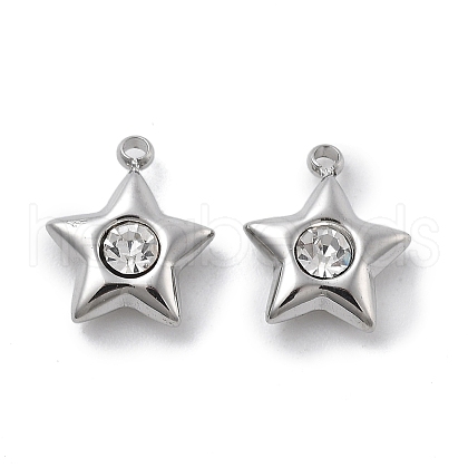 304 Stainless Steel Pendants STAS-Z121-55P-1
