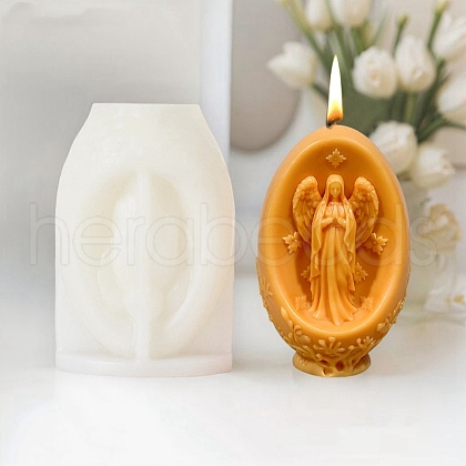Easter Theme Saint DIY Silicone Candle Molds SIL-F014-03A-1