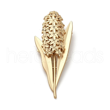 Flower Alloy Brooches for Backpack Clothes JEWB-A034-05MG-1