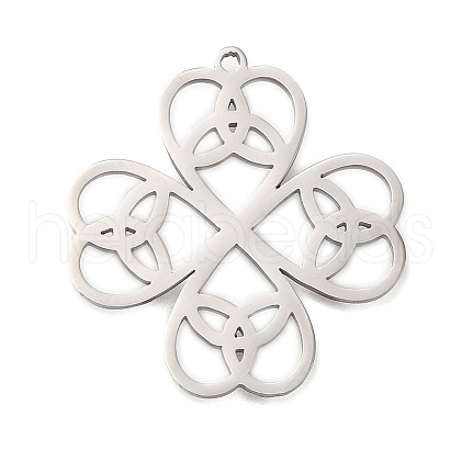 Anti-Tarnish 304 Stainless Steel Pendants STAS-S150-09P-1
