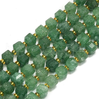 Natural Green Strawberry Quartz Beads Strands G-I376-D58-01-1