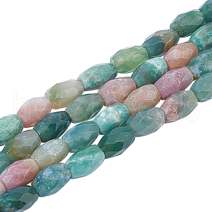  2 Strands Natural Indian Agate Beads Strands G-NB0004-23-1