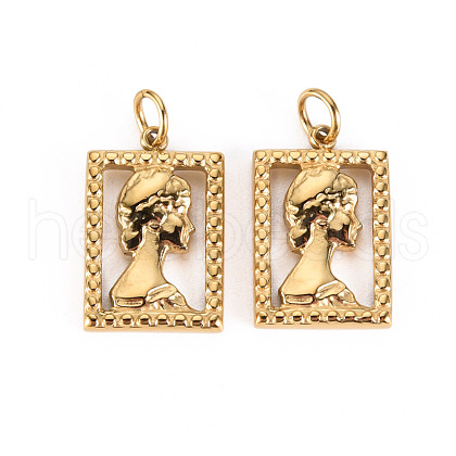 304 Stainless Steel Pendants STAS-S116-127G-1
