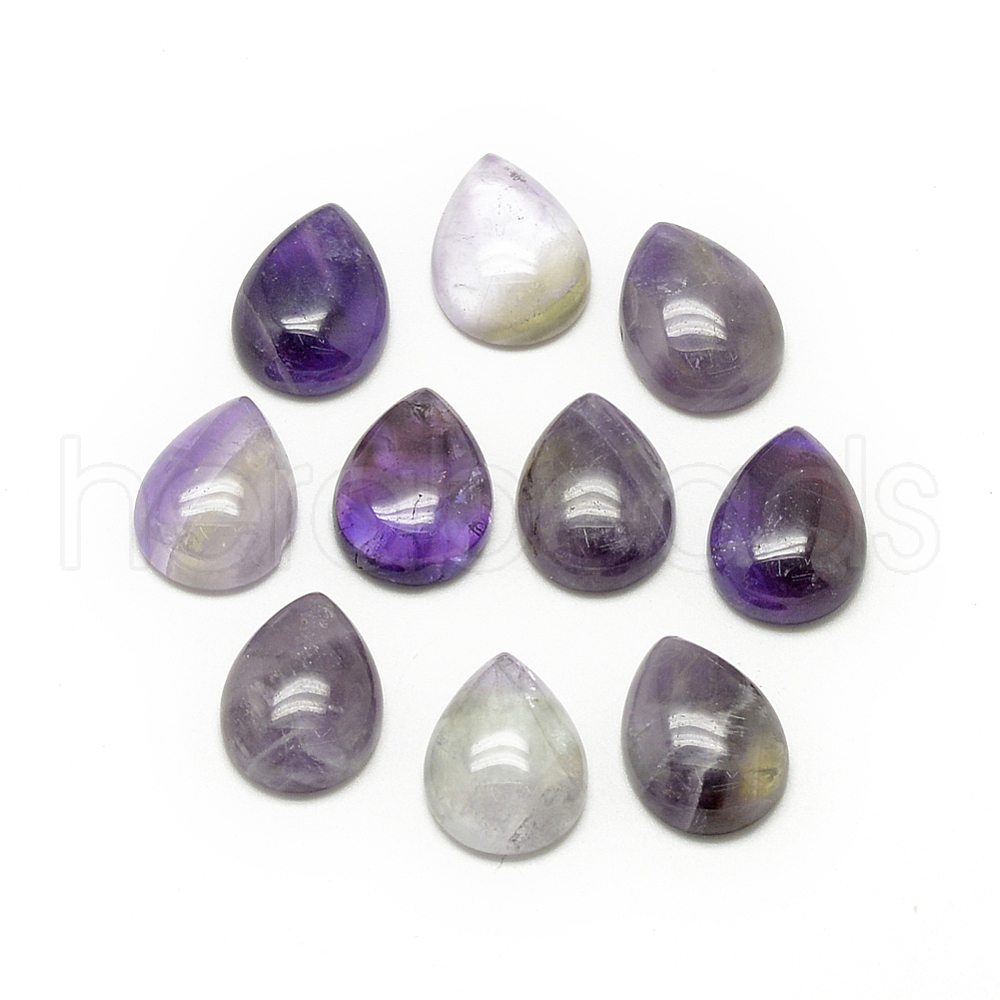 Wholesale 5 pcs Natural Amethyst Cabochons for Handcrafted Bracelets ...