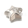 Rack Plating Brass Micro Pave Cubic Zirconia Pendants KK-I722-05P-F-2