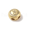 Rack Plating Brass & Cubic Zirconia Pendants KK-Z047-07G-K-RS-2