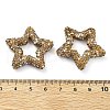 Star Shape Polymer Clay Rhinestone Beads CLAY-NH0001-06E-3