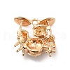 Rack Plating Alloy Rhinestone Pendants ALRI-M006-10G-2