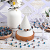 SOFPLATE 300Pcs Transparent Crackle Acrylic Beads CACR-SP0001-01B-4