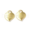 Brass Charms KK-U057-17G-1
