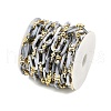 Rack Plating Acrylic & CCB Plastic Chain CHAC-H001-01E-3