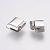Tarnish Resistant 304 Stainless Steel Magnetic Clasps with Glue-in Ends STAS-G136-03P-3