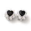 Polymer Clay Rhinestone Beads RGLA-D050-04E-3