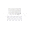 15 Yards Cotton Embroidery Flower Lace Ribbon OCOR-WH0086-91A-8