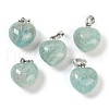 Natural Amazonite Pendants G-J386-H16-P-1