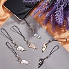 Enamel Cat Decoration Phone Charms Strap PALLOY-PH01579-3