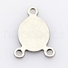 Oval 201 Stainless Steel Chandelier Component Links STAS-P073-26-2