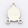 Tarnish Resistant Oval 201 Stainless Steel Chandelier Component Links STAS-P073-26-2