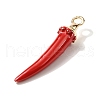 Opaque Resin Pendants RESI-V004-01A-2