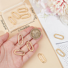 Beebeecraft 10Pcs Brass Spring Gate Rings KK-BBC0015-57G-03-3