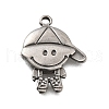 304 Stainless Steel Pendants STAS-Q362-01C-P-1