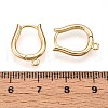 Brass Hoop Earring Finding KK-N261-57G-3