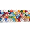 Transparent Electroplate Glass Beads Strands EGLA-A039-T3mm-A29-1