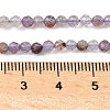 Natural Purple Lodolite Quartz Beads Strands G-S385-01-5