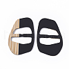 Rubberized Style Acrylic Slide Buckles OACR-T020-023A-2