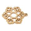 304 Stainless Steel Pendants STAS-V016-18G-2