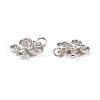 Brass Micro Pave Cubic Zirconia Charms KK-E068-VB283-3