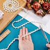   4 Yards Polyester Wavy Lace Ribbon OCOR-PH0004-78C-3