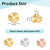   18pcs 3 Colors 925 Sterling Silver Spacer Beads STER-PH0002-64-2