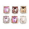 Brass Glass Rhinestone Sew on Rhinestones RGLA-B004-01P-A-1
