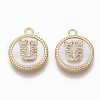 Brass Micro Pave Cubic Zirconia Pendants KK-T062-04U-NF-1