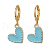 Alloy and Enamel Hoop Earrings EJEW-JE06098-4