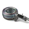 5 Segment Colors Round Aluminum Craft Wire AW-E002-2mm-B01-5