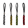 4Pcs 4 Colors Polypropylene Outdoor EDC Braid Pendant for Parachute Cord FIND-FG0003-70-1