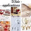 Unicraftale 40Pcs 4 Style 316L Surgical Stainless Steel Hoop Earring Findings STAS-UN0027-93-5