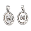Brass & Shell Pendants KK-B102-28P-1