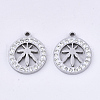 201 Stainless Steel Pendants STAS-N091-22P-1