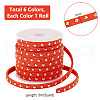   6 Rolls 6 Colors Faux Suede Cord LW-PH0002-28-2