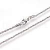 Non-Tarnish 304 Stainless Steel Rope Chains Necklaces NJEW-G313-14P-2