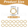 ARRICRAFT 1000Pcs 304 Stainless Steel Jump Rings STAS-AR0002-11-2