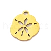 201 Stainless Steel Charms STAS-U016-10G-1