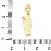 Brass Saint European Dangle Charms KK-D325-26G-03-3
