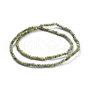 Electroplate Glass Beads Strands GLAA-F079-FR09-2