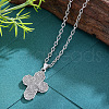Easter Cross Alloy Pendant Necklaces FS-WG0ACD3-01-4