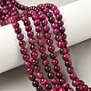 Natural Tiger Eye Beads Strands G-F591-18-8mm-05-1