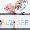 Rectangle PVC Wall Stickers DIY-WH0228-155-6